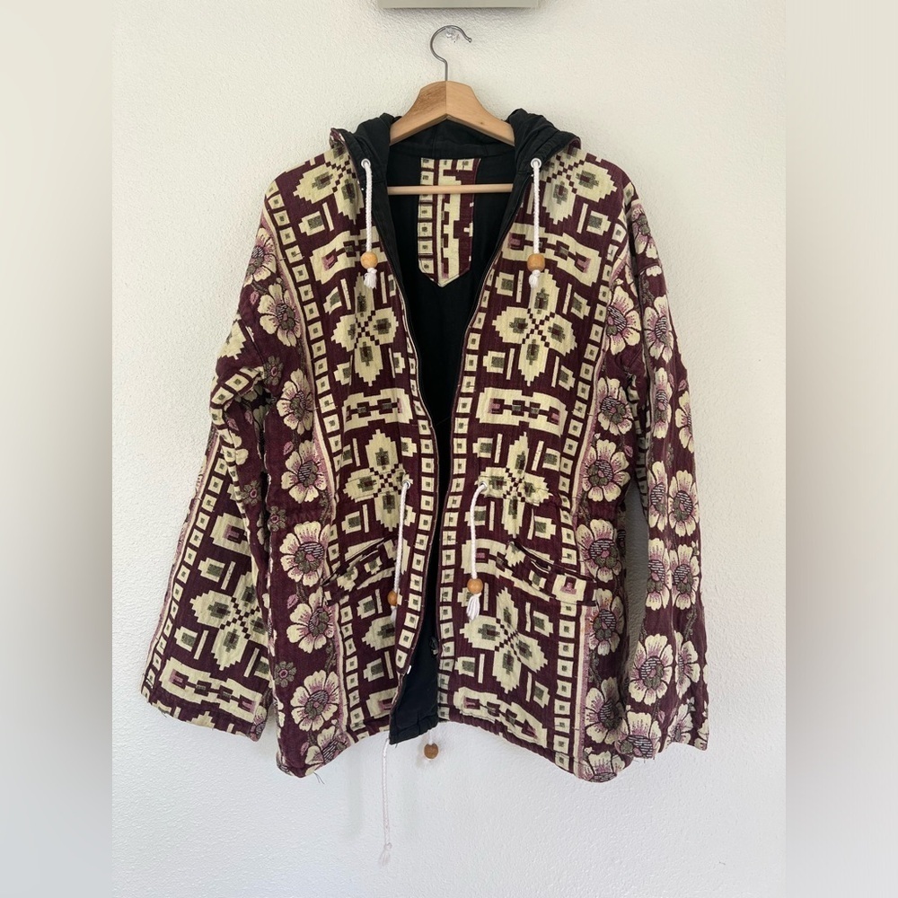 Reversible Tapestry Utility Jacket - Picture 2 of 12